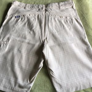 VTG 2004 RUSTY SURF/DRESS BAGGY SHORTS Soft Cotton/Size34/Color Light Beige NWOT